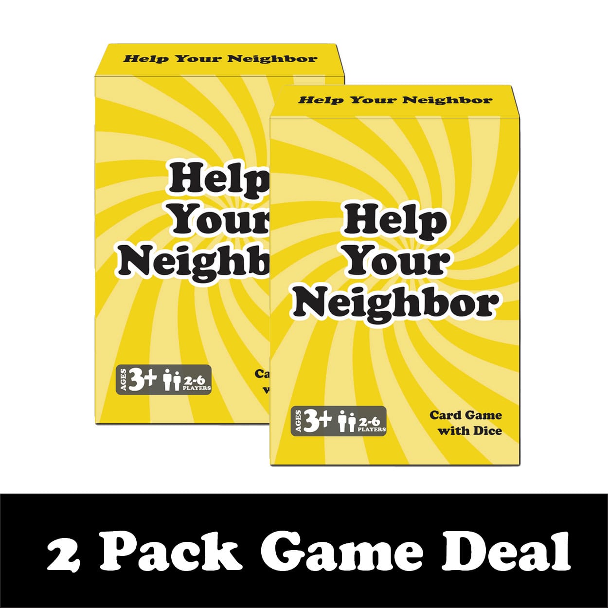 Help Your Neighbor Card & Dice Game - 2 Pack